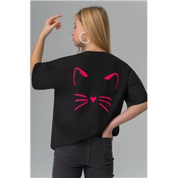 Футболка оверсайз для девочки Happyfox