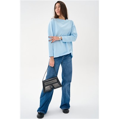 Лонгслив Эшли (голубой)