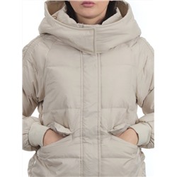 3064 LT. BEIGE Пуховик зимний женский (80% пух, 20% перо)