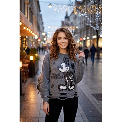 Свитшот с пайетками