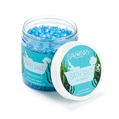 Соль для ванны  Seaweed (морской коктейль), банка 600 гр