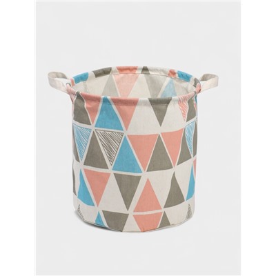 Корзина для белья Доляна «Ромбы», 30×30×30 см
