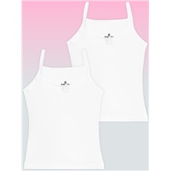 4635-01 Майка для девочки белая (BAYKAR)