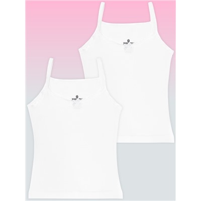 4635-01 Майка для девочки белая (BAYKAR)