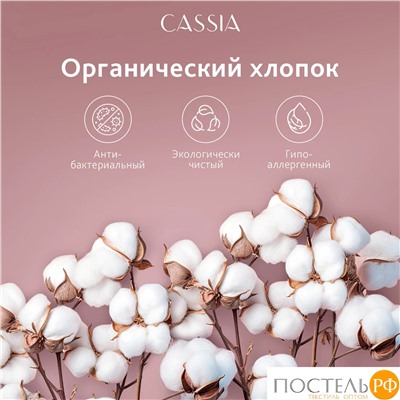 CASSIA  Подушка со съем.стег чехлом ЖЕМЧУЖИНА ТИБЕТА 50х70,1пр.,хл./шерсть/микровол.