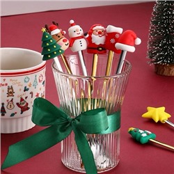 Набор из 4шт новогодних столовых приборов