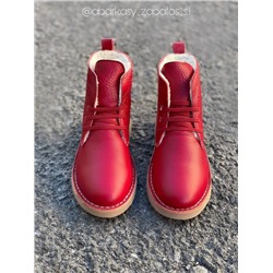 Ab.Zapatos 4619/2 granate+PELLE · LUX
