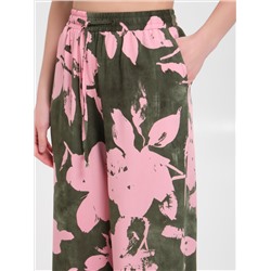 Брюки в пижамном стиле