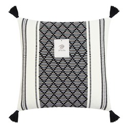 Наволочка декоративная с кисточками «Этель. Сканди», 45×45 см, чёрная