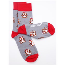 Носки НГ р.35-40 "Wow" Тигрёнок на сером