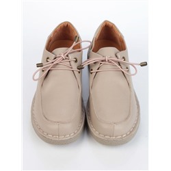 01-D7583-5 BEIGE Ботинки демисезонные женские (натуральная кожа)