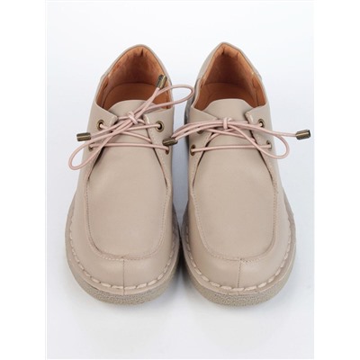 01-D7583-5 BEIGE Ботинки демисезонные женские (натуральная кожа)