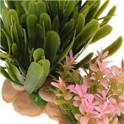 Растение искусственное аквариумное, на подставке под камень, 14×11×7 см