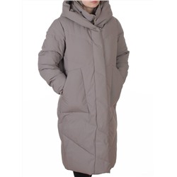 8836 GRAY Пальто зимнее женское (150 гр. холлофайбер)