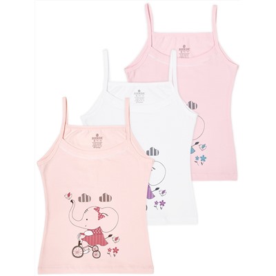 4430 Майка для девочек многоцвет (BAYKAR)