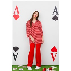 NikVa 478.4 красный_полоска, Блуза