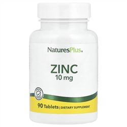 NaturesPlus, Цинк, 10 мг, 90 таблеток