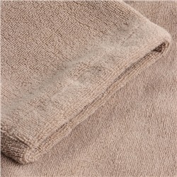 Халат махровый женский SL HOME: Basic «Саббиа», хлопок 100%, коричневый