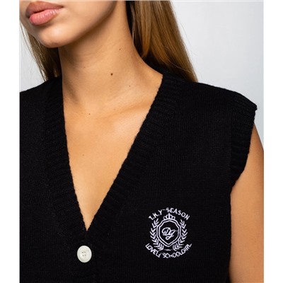 Жилет #КТ866 (3), чёрный