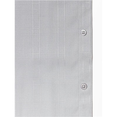 008J Мужская рубашка JenTa светло-серая