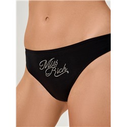 Трусы женские 3 шт. Nimana черно-белый Infinity Lingerie