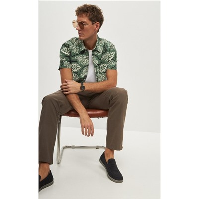 Рубашка к/р P411-0499 green