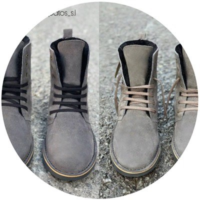 AB.Z. 27001/2 GRIS — С ДВОЙНЫМИ ШНУРКАМИ