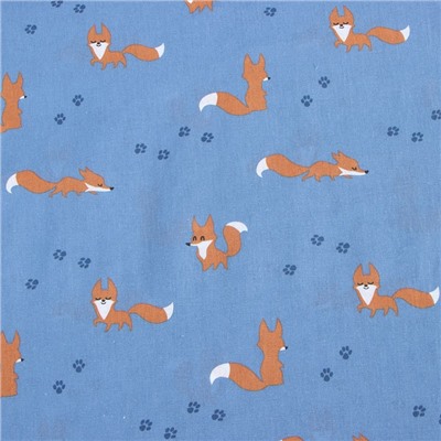 Постельное бельё Этель 1,5 сп Sly fox, 143х215 см, 150х214 см, 50х70 см -1 шт, 100% хл, бязь