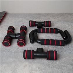 Упоры для отжимания Woohooo P-Bars / 21х13 / красный / уп40