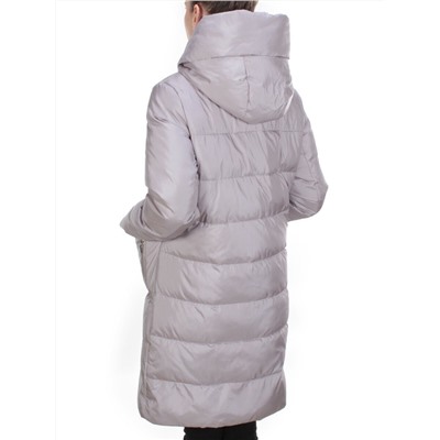 2119 LIGHT GREY Пальто зимнее женское MELISACITI (200 гр. холлофайбера)
