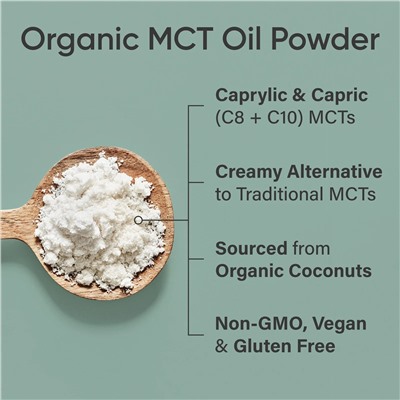 Sports Research, органическое масло MCT в порошке, 300 г (10,6 унции)