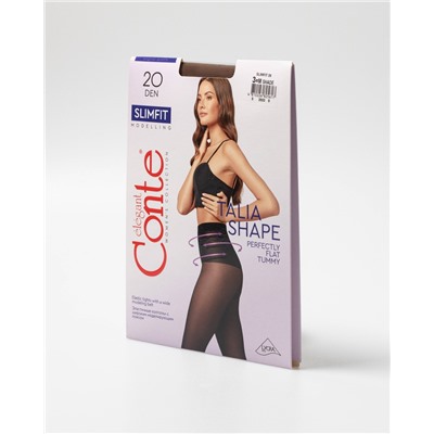 CONTE SLIMFIT 20 Колготки женские с широким моделирующим поясом Lycra®
