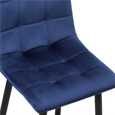 Стул барный SB-005 Темно-синий Velvet G062-49 / GBAR895A-1 /уп 2/