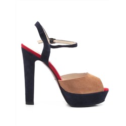 06-87AS COMPIEXION/BLUE Туфли женские (натуральная замша)