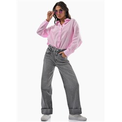 Женские джинсы прямые с подворотом CRACPOT