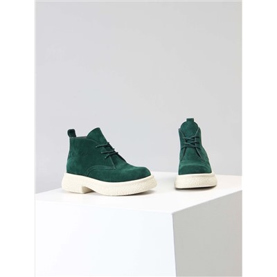 Ботинки ED'ART 308.агата'w. зеленый замша