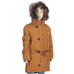 G-19 BROWN Куртка аляска детская для мальчика