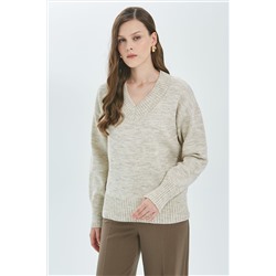 Джемпер вязаный с длинными рукавами