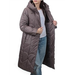 TR-2301 GRAY LILAC Пальто зимнее женское (верблюжья шерсть)