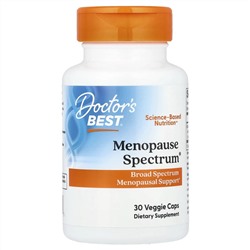 Doctor's Best, Спектр для помощи при менопаузе с EstroG-100, 30 вегетарианских капсул