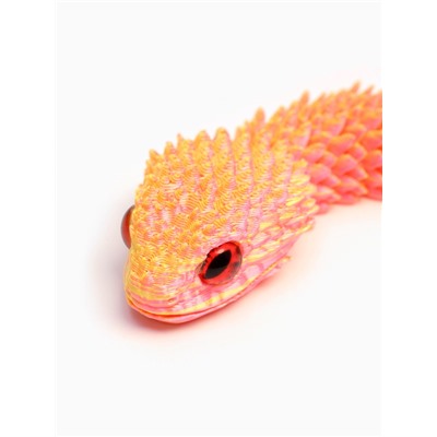 3Д - печатная игрушка «Змейка», подвижная, цвет МИКС