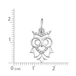 Серебряная подвеска "Сова" 709