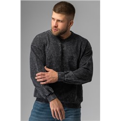 Мужской свитшот оверсайз из футера двухнитки Happyfox