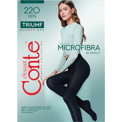 CONTE TRIUMF 220 Теплые Колготки женские из микрофибры