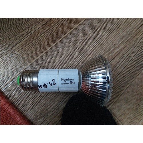 Лампа светодиодная B60 JDR E27 4W 80LED 4500K WARM WHITE 105 мм /уп 100/Акция