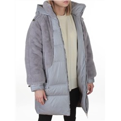 8368 GRAY Куртка зимняя женская (200 гр. холлофайбер)
