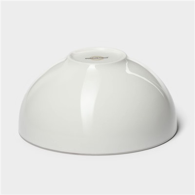 Салатник Magistro La Perle, 600 мл, d=15 см, фарфор, белый