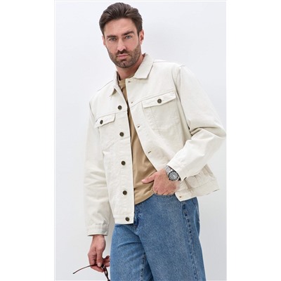 Куртка джинс F611-1214 l.beige