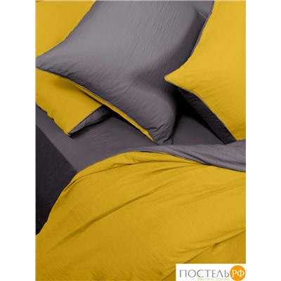 Sleepix ЮКО горчич/сер КПБ 220х240-1/230х250-1/50х70-2/70х70-2, 6 пр., 60%полимодал, 40%бамб. волокно