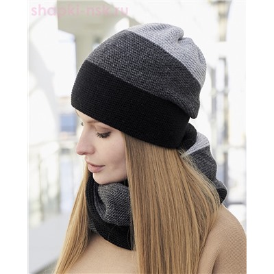 MM 1109 S 1109 Комплект женский флис (колпак+снуд)